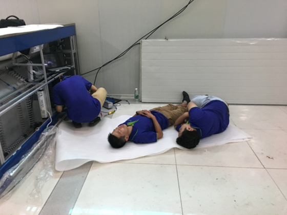 抢修遭台风重创的九洲港口岸，安博(中国)anbo·官方网页版,义不容辞！